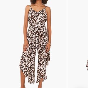 Vince Camuto leopard jumpsuit